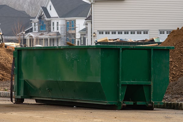 construction dumpsters have restrictions on hazardous materials and certain types of waste